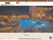 Tablet Screenshot of hotelmhamid.com